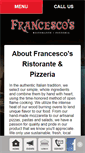 Mobile Screenshot of francescos-rist.com